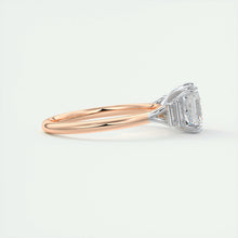 The Deco Five Stone | Asscher