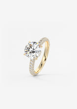 Plunge Triple Pavé | Round