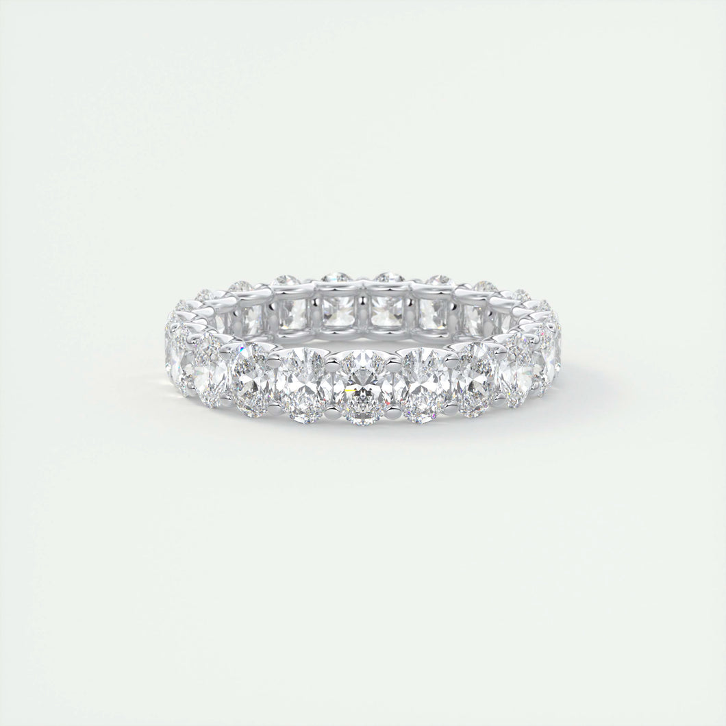 The Oval Scallop Eternity 4mm