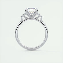 The Deco Five Stone | Asscher