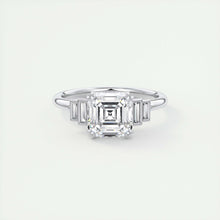 The Deco Five Stone | Asscher