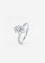 The Harper Six Point Pavé | Oval
