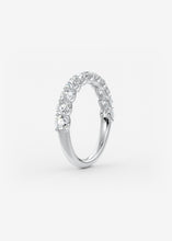 The Round Scallop Half Eternity