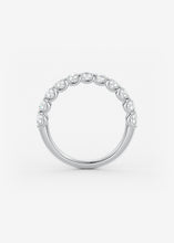 The Round Scallop Half Eternity