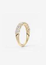 The Oval Scallop Half Eternity 4mm