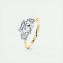 The Deco Five Stone | Asscher