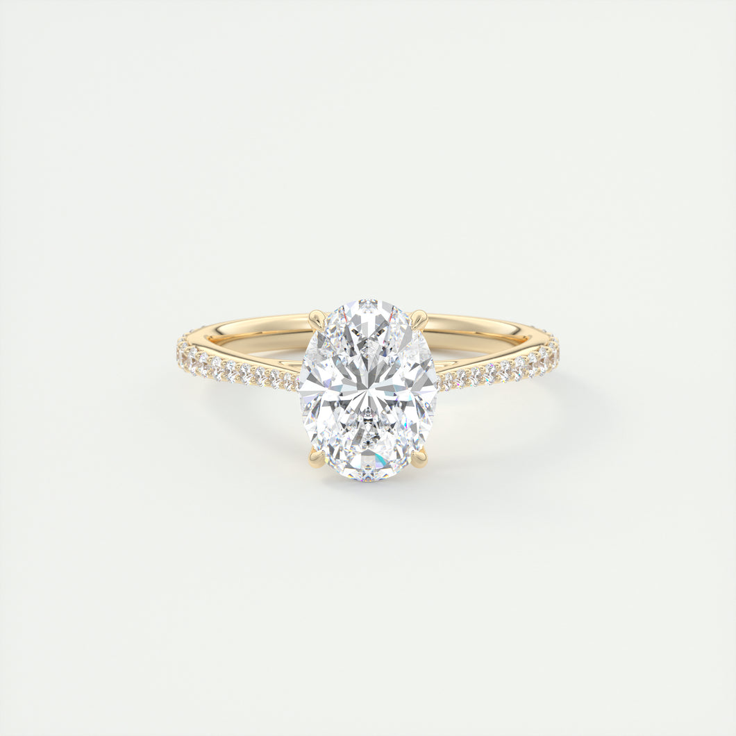 Cathedral Royale Pavé | Oval