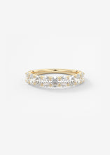 The Oval Scallop Half Eternity 4mm