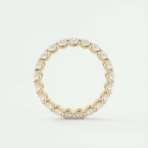 The Oval Scallop Eternity 4mm