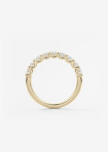 The Oval Scallop Half Eternity 4mm