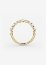 The Round Scallop Half Eternity