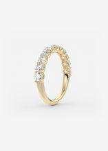 The Round Scallop Half Eternity
