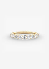 The Round Scallop Half Eternity