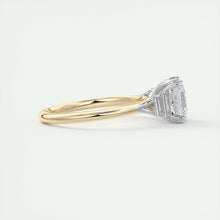 The Deco Five Stone | Asscher