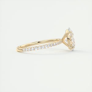 Harper Pavé | Oval